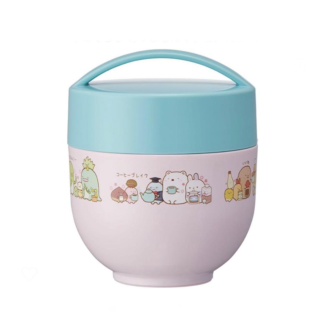 新品軽量すみっコぐらしカフェ丼保温ランチジャーお弁当箱540ml