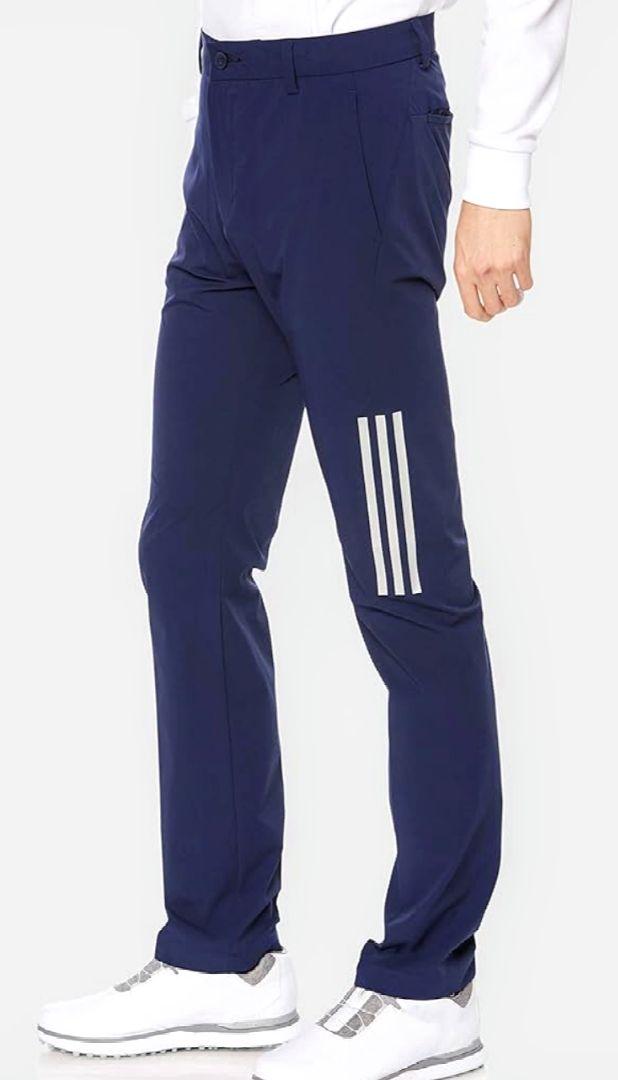 ☆adidas GOLF 高性能 ゴルフパンツ正規 紺W85 未使用 アディダス