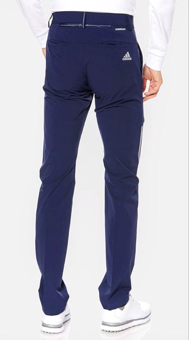 ☆adidas GOLF 高性能 ゴルフパンツ正規 紺W85 未使用 アディダス