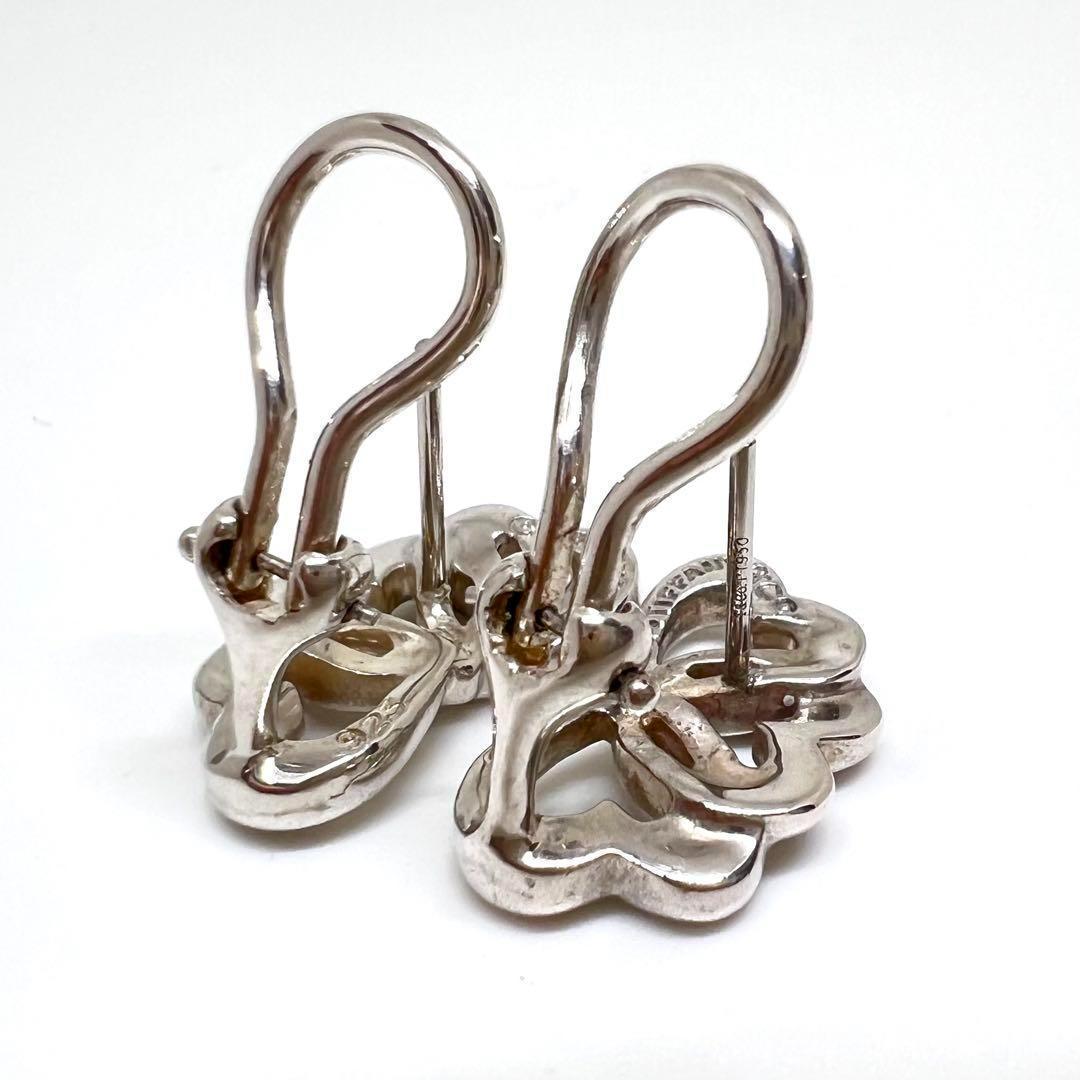 美品✨ ティファニー ピアス トリプルハート シルバー925 pt950 美品✨ ティファニー ピアス トリプルハート シルバー925 pt950
