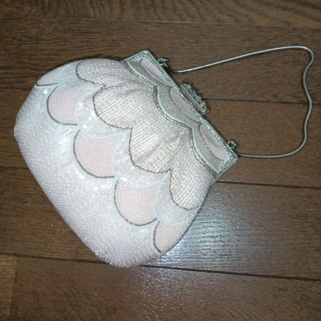 ビーズ　パール デザイン バッグ