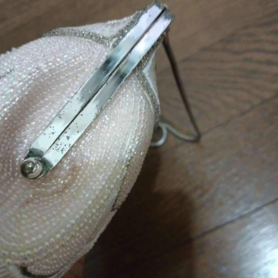ビーズ　パール デザイン バッグ