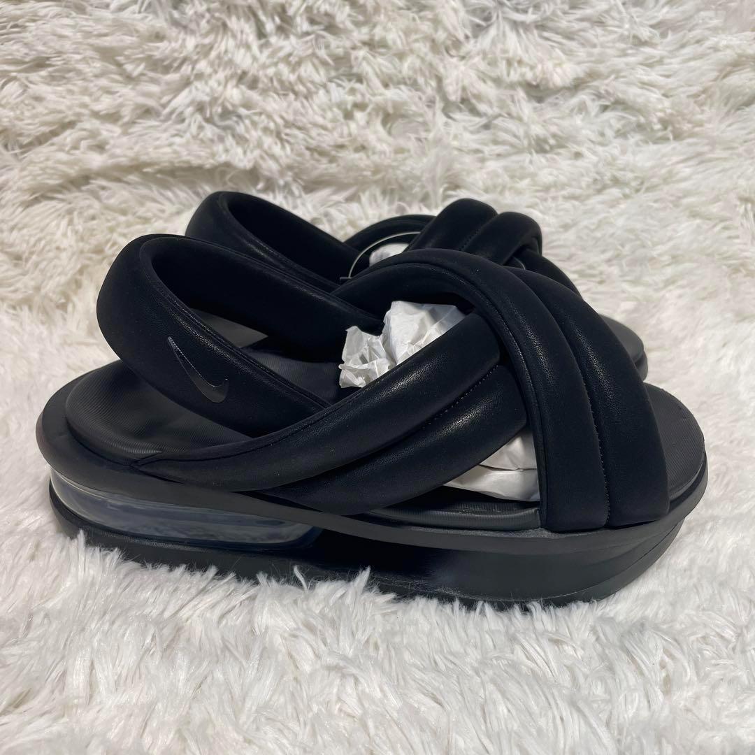 NIKE エアマックスアイラオールブラック24cm