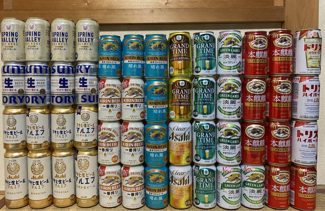 ビール、発泡酒、ハイボール等　52本セット　まとめ売り