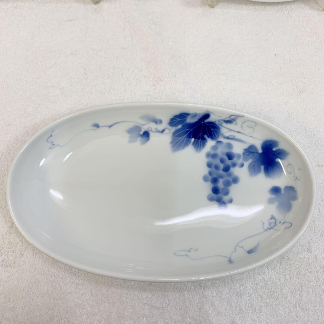 超激得定番 人気 染付 ぶどう柄 食器セット f6p2z-m60199888675 有田焼 深川製磁 ブルーワイナリー 人気SALE高品質