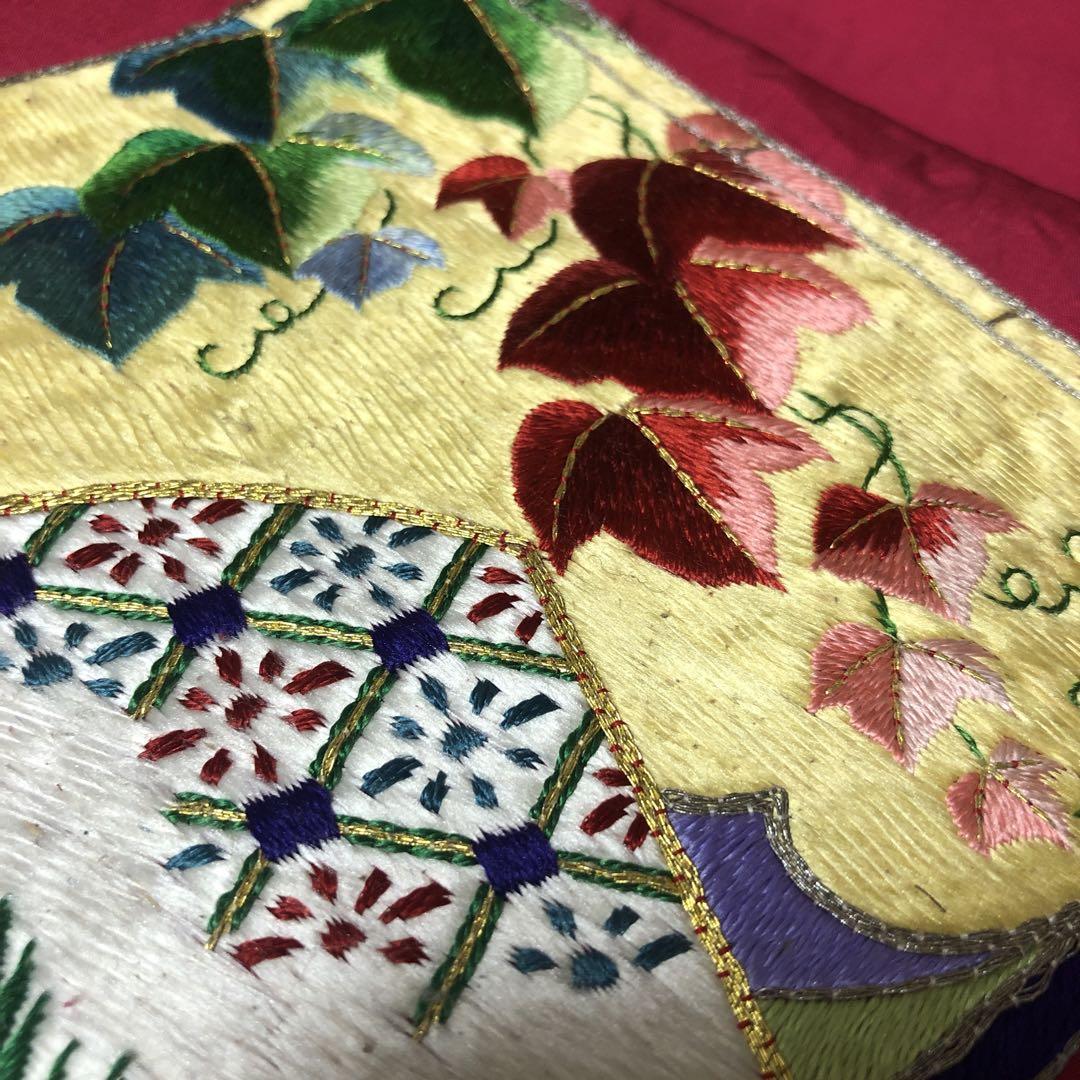 帯　刺繍 34