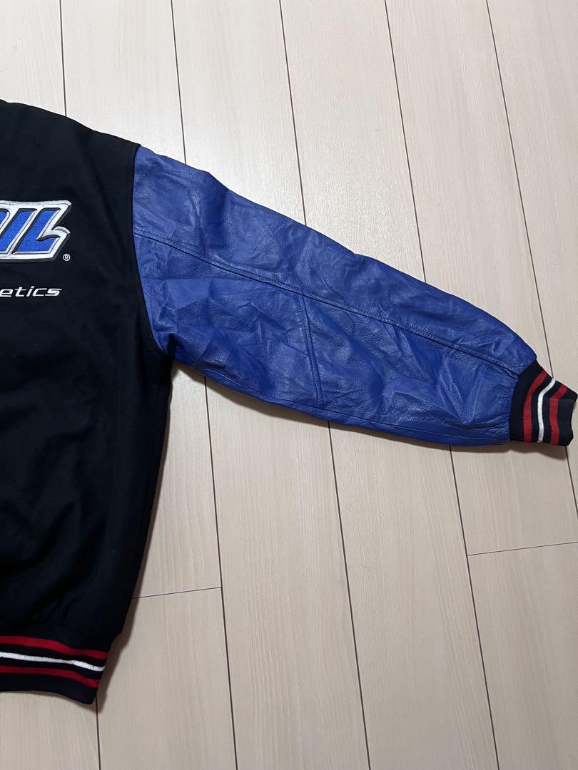jh design ジェフハミルトン　袖レザー　リバーシブル　スタジャン