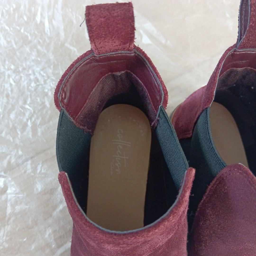 クラークスレディーススウェードブーツ