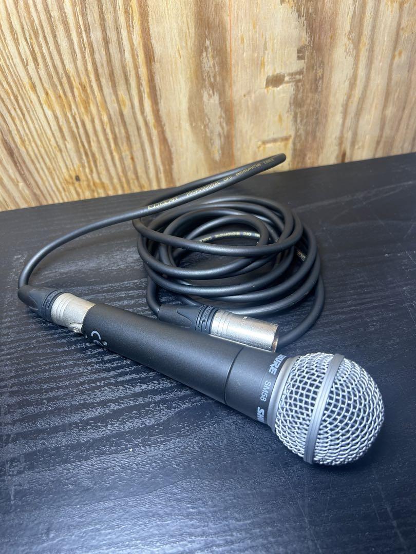 SHURE SM58 ダイナミックマイク 付属品付き