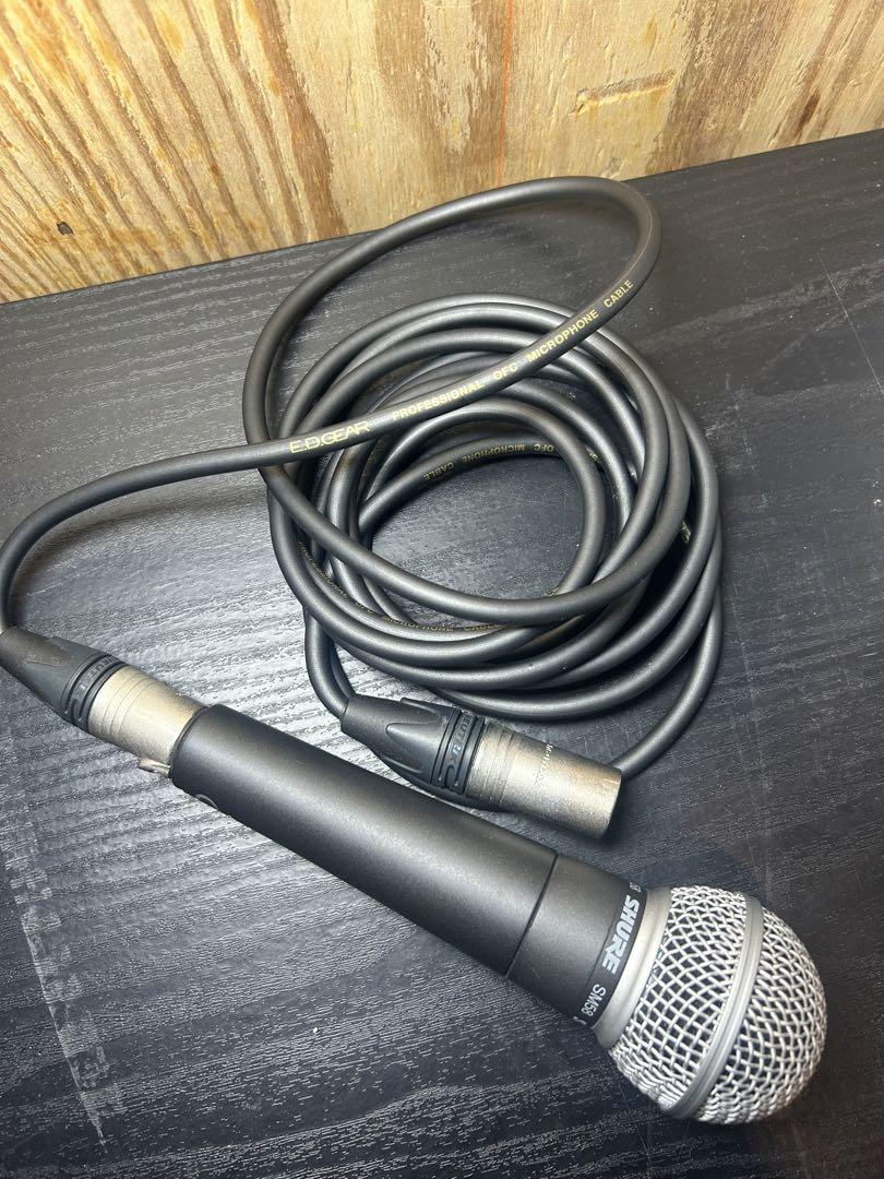 SHURE SM58 ダイナミックマイク 付属品付き