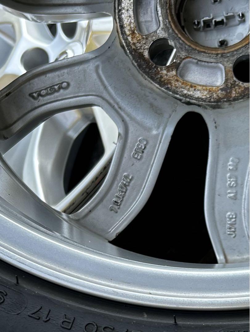 volvo v40 CC サマム 純正タイヤ ホイール 225 50 R17４本