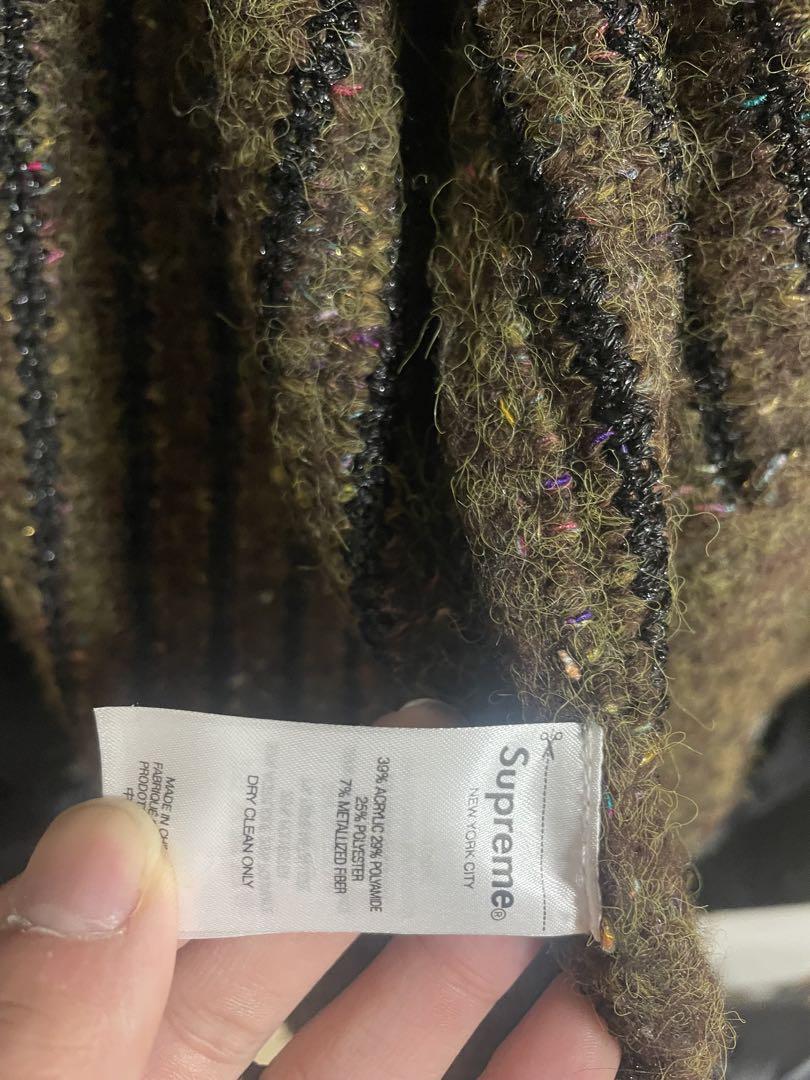 Supreme confetti カーディガン ブラウン Lサイズ