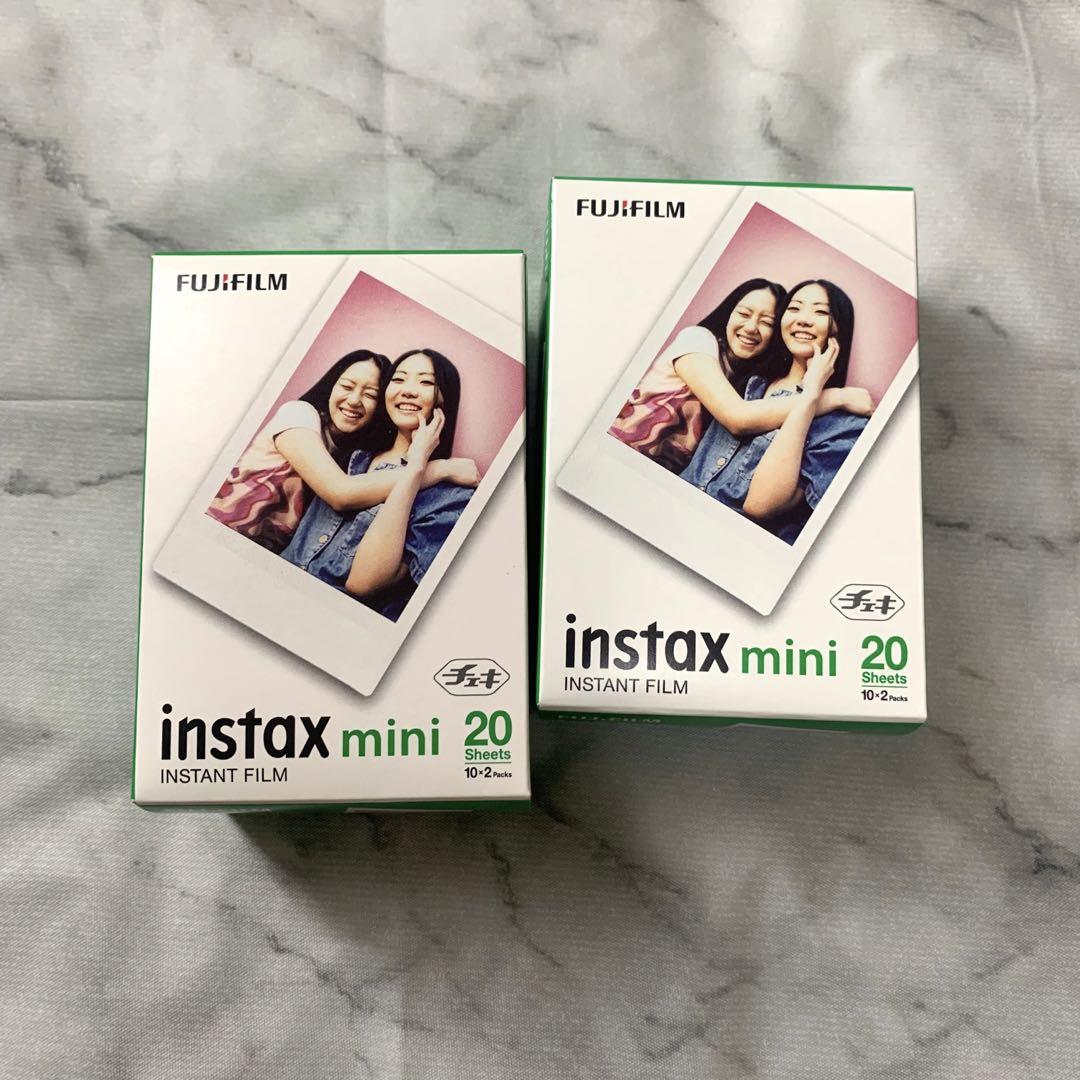フジ instax mini フィルム 10枚入り×2本×2箱 40枚