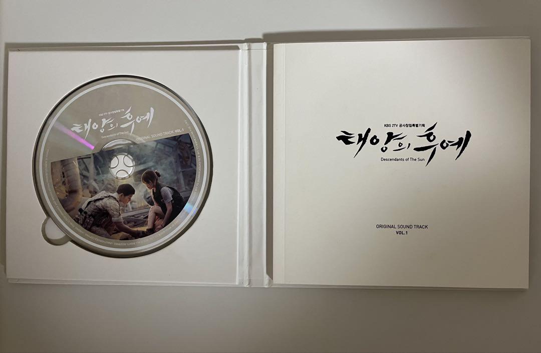 太陽の末裔 ost 韓国盤正規品　※ vol1のみ　【CDとフォトブックのみ】 太陽の末裔 ost 韓国盤正規品 ※ vol1のみ 【CDとフォトブック