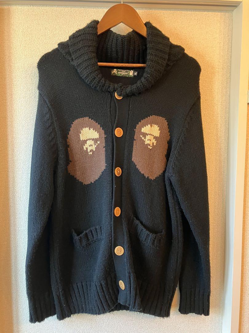 A BATHING APE × mastermind カウチンニット