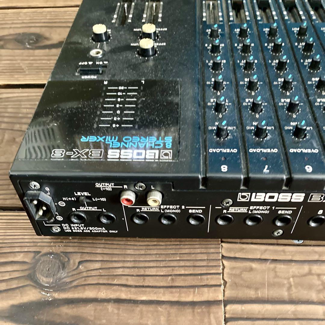 BOSS BX-800 8チャンネルアナログミキサー Boss BX-800 8-Channel Stereo Mixer - Affordable Excellence