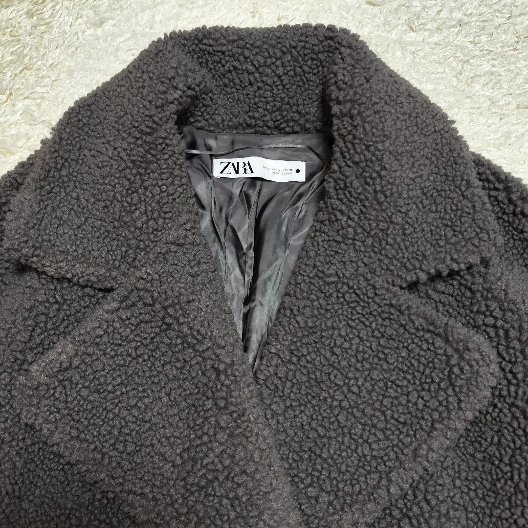 完売品＊ZARA ザラ エクストラロング フェイクボアコート