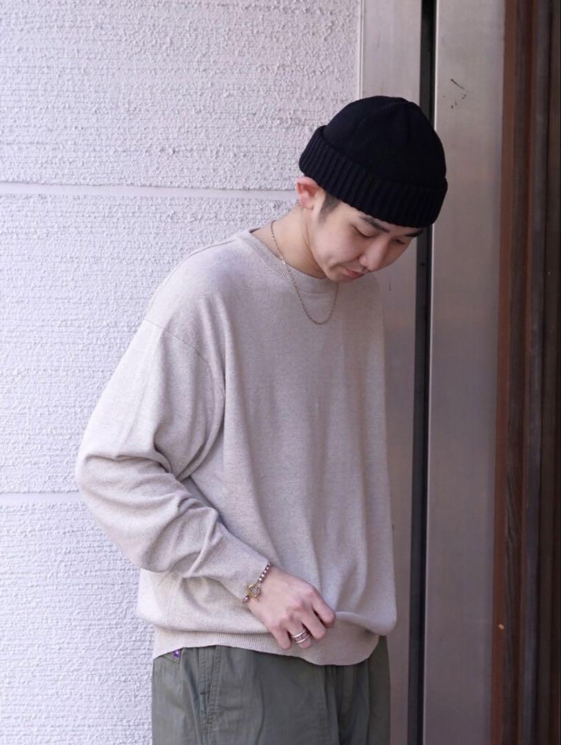 crepuscule Silk Linen L/S シルクリネン ニット