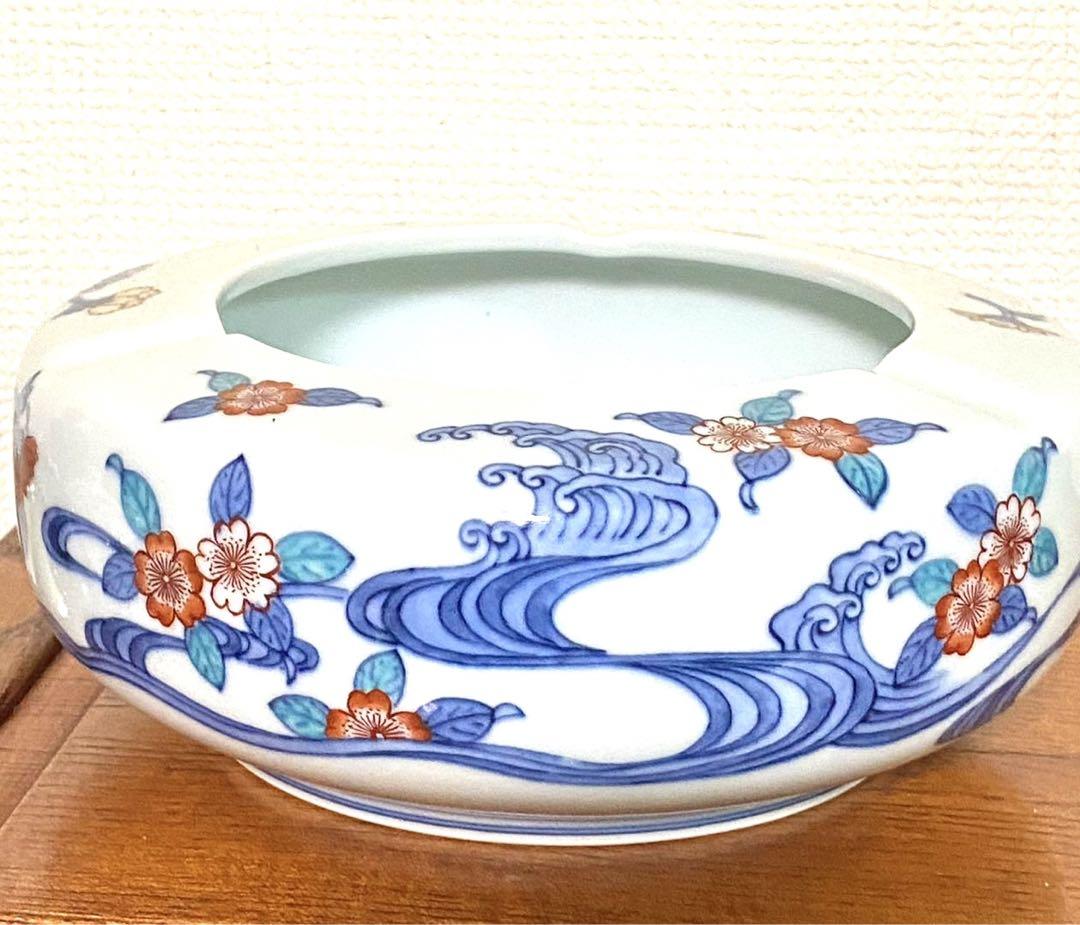特别イベント　今右衛門 錦浪花絵 灰皿 箱付
