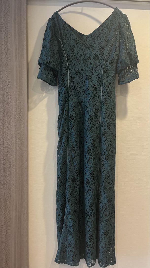 LAGUNAMOON ドレス　LADY ベルスリーブレースワンピース