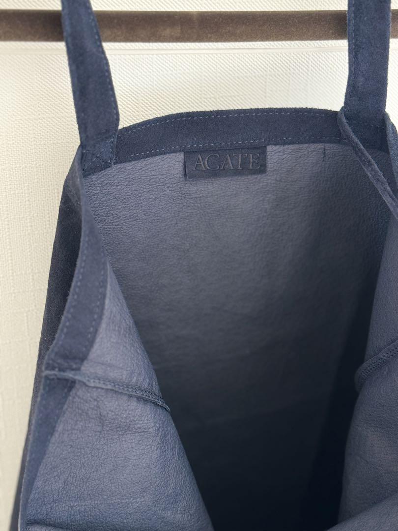 acate travesta トートバッグ ecoバッグ ネイビー