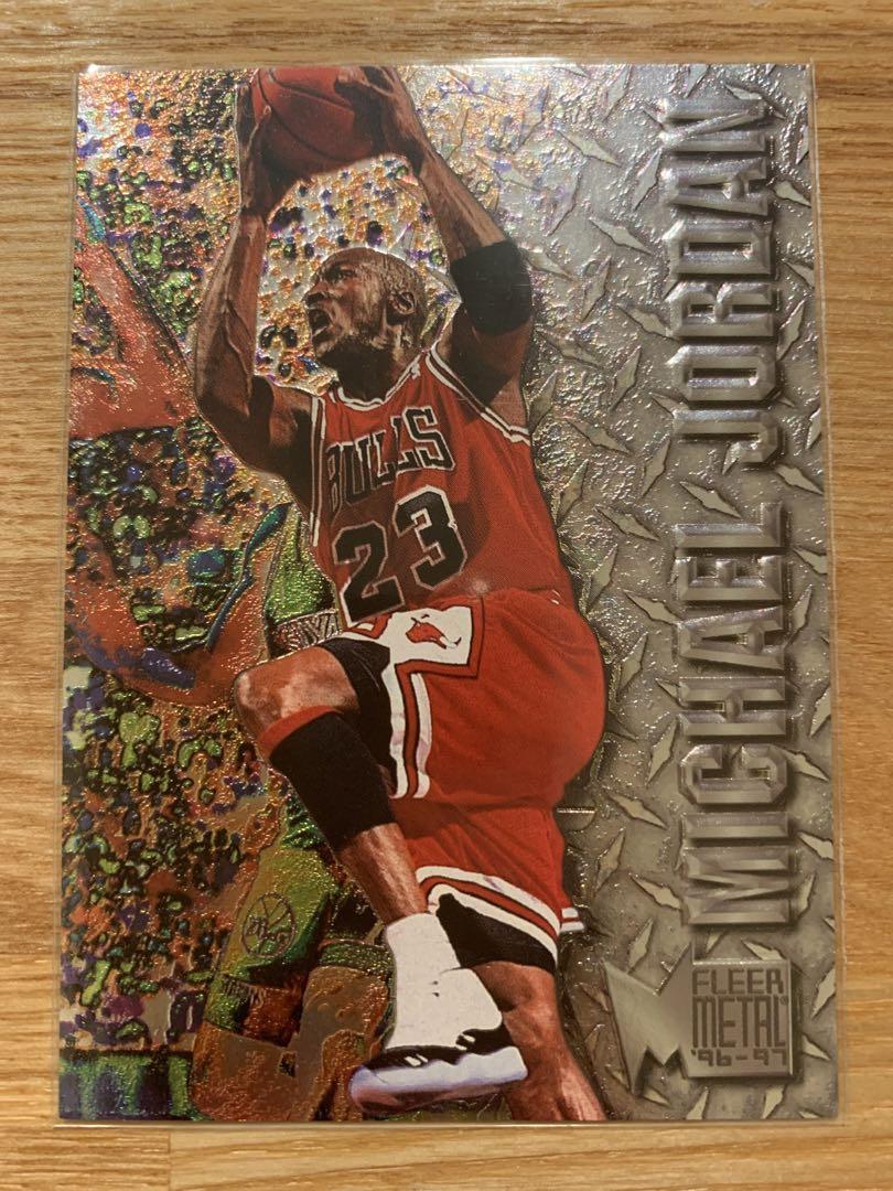 マイケル ジョーダン カード NBA fleer metal - メルカリ