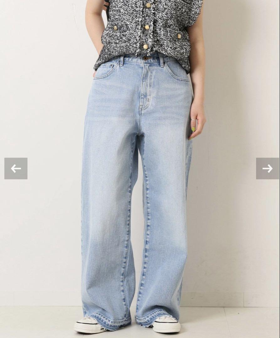 パンツ Spick and Span 5 1/2 LOOSE-STRAIGHTDENIM