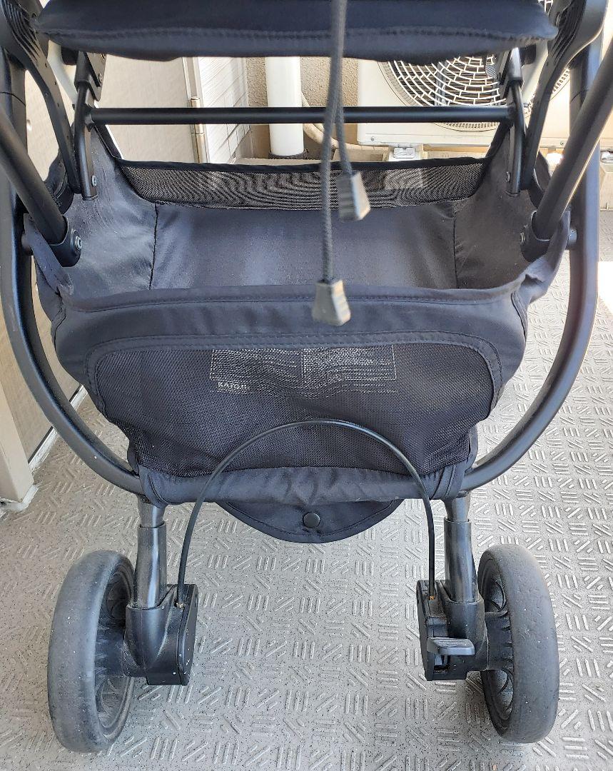 美品　Joie　ジョイー　ツーリスト　ベビーカー　グレー　折り畳み　コンパクト Joie ベビーカー ツーリスト ブラックフレーム（グレー
