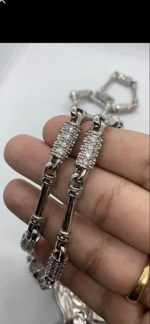 Silver 925 Pray Hand ＆Old school Chain