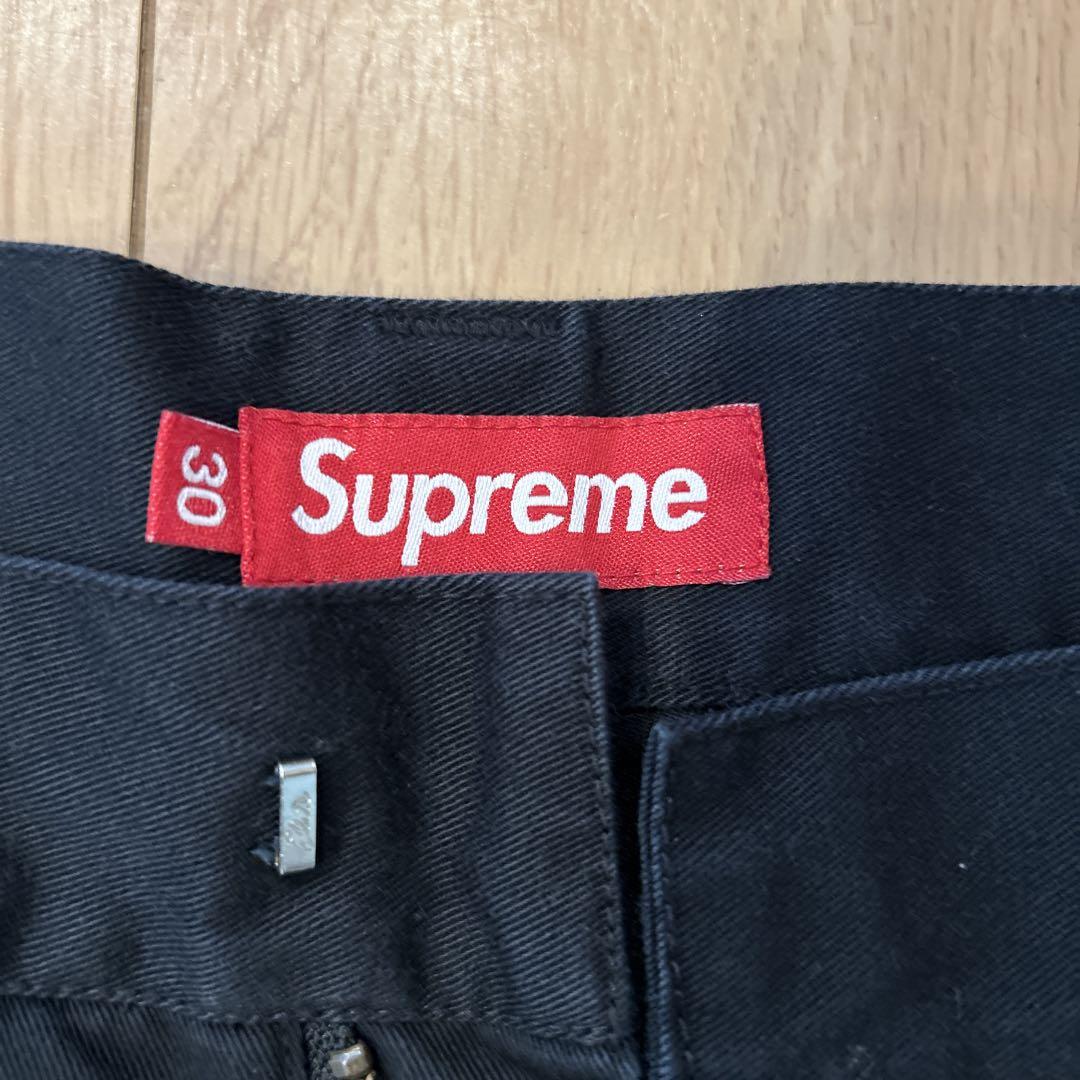 Supreme ワークパンツ 黒　サイズ30