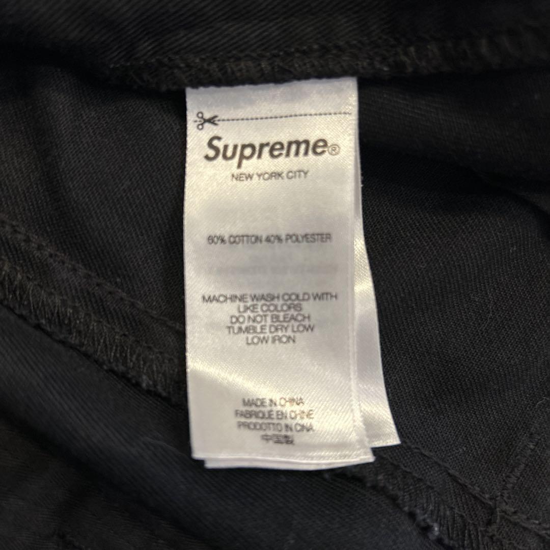 Supreme ワークパンツ 黒　サイズ30