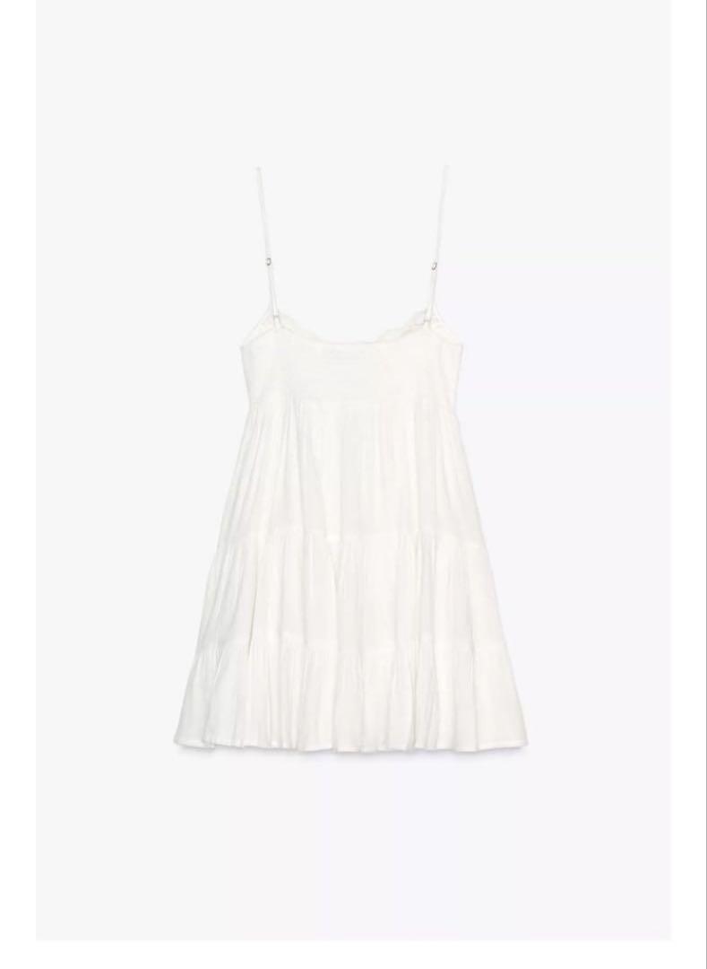 ZARA ショート丈シフォンレースワンピース ZARA ショート丈シフォンレースワンピース - メルカリ