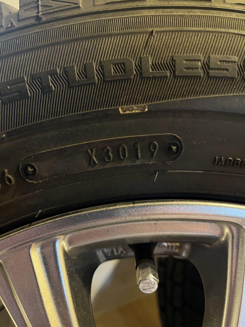 パート①送料込DLスタッドレスT/Wセット185/70-14 2本2枚