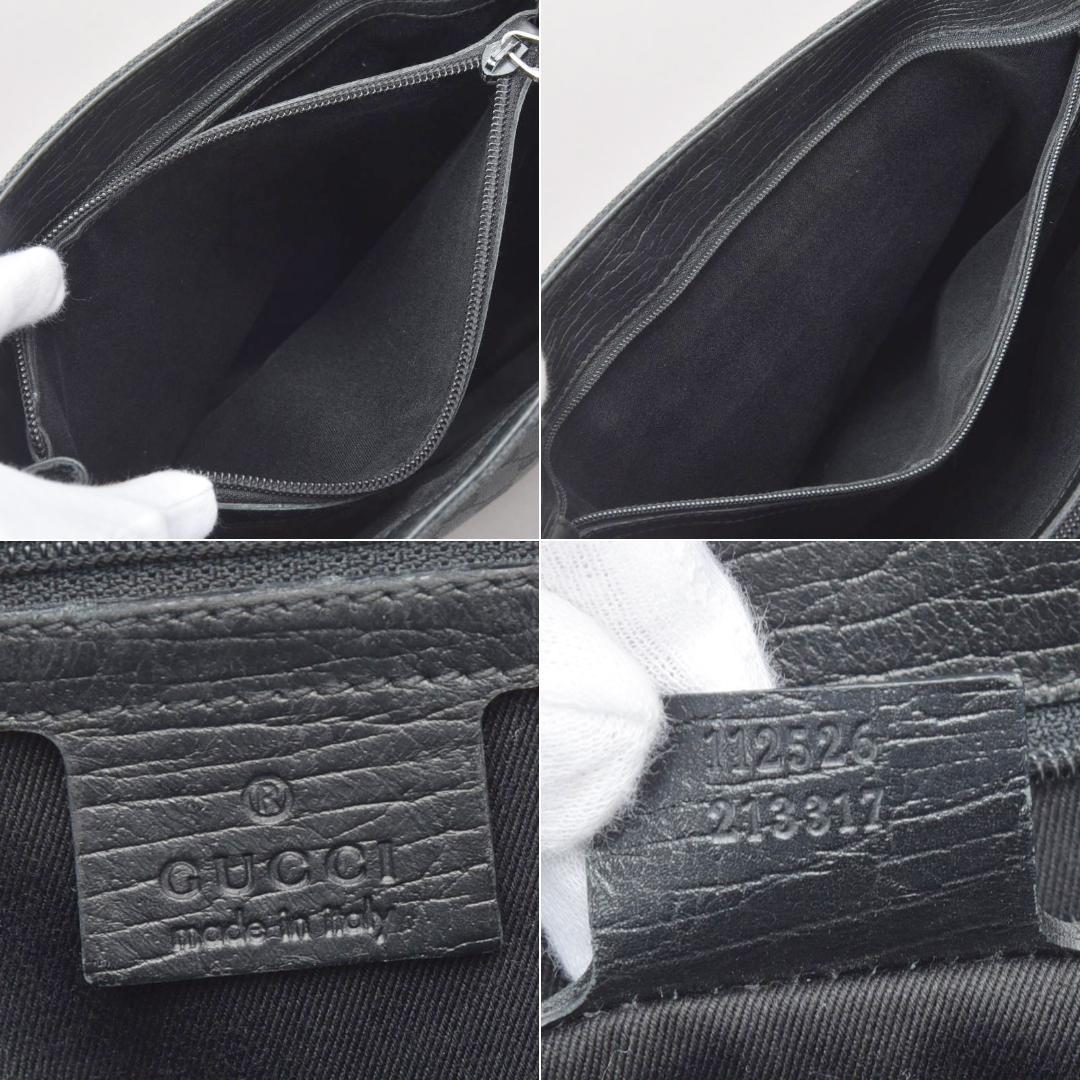 美品◇GUCCI グッチ バンブー トートバッグ GGキャンバス レザー 黒 美品◇GUCCI グッチ バンブー トートバッグ GGキャンバス レザー 黒