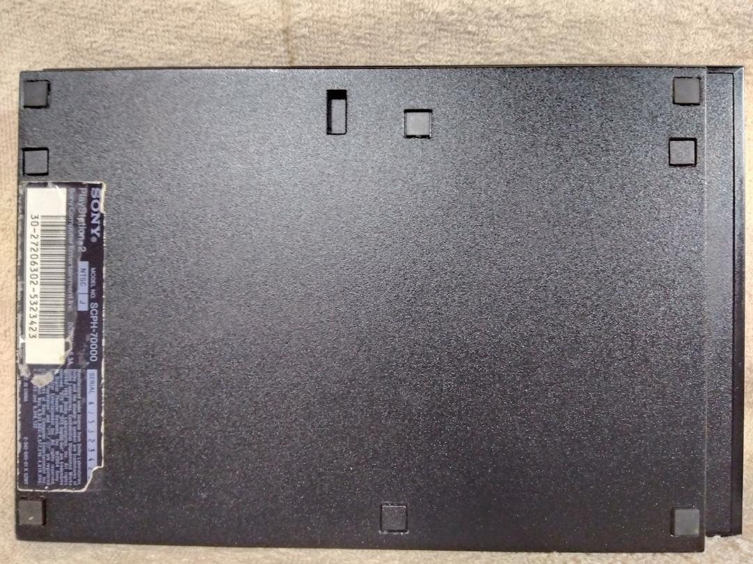 ✨補修有！／レンズ交換メンテ済✨SCPH70000 薄型 PS2 本体 ※27