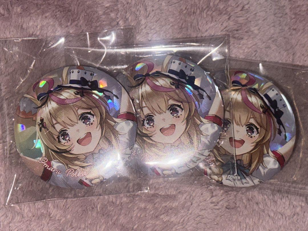 尾丸ポルカ ホロライブ5thfes 缶バッジ3個セット 尾丸ポルカ 5thfes 缶バッジ 3個セット