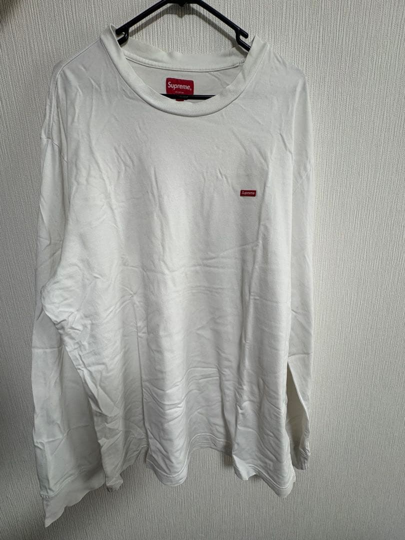 Supreme ホワイト ロングスリーブTシャツ