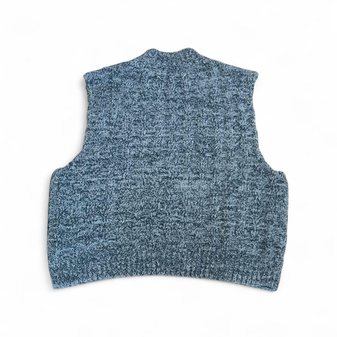 MAISON MARGIELA 22AW デニムブークレニット　ニットベスト