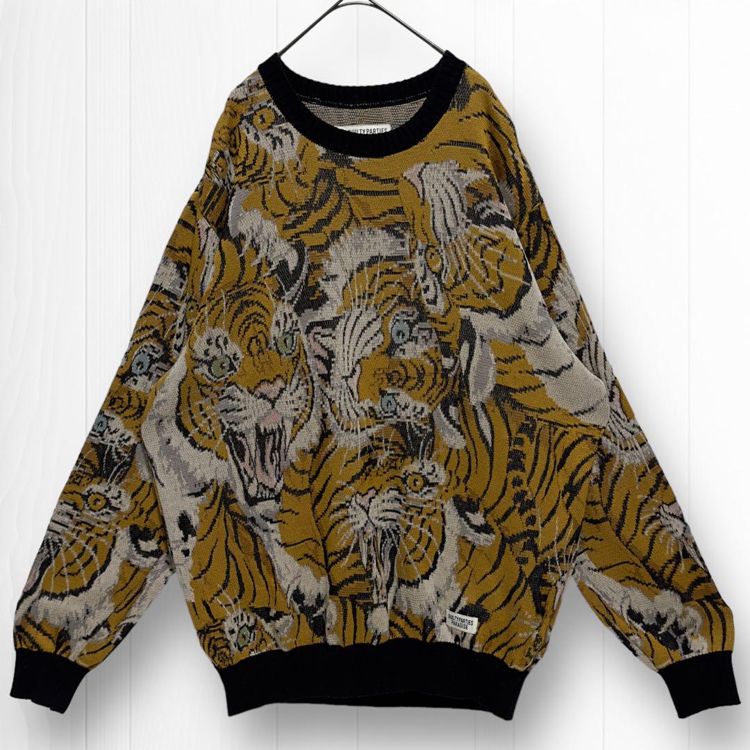 【21FW】WACKO MARIA×Tim lehi JACQUARD 百虎