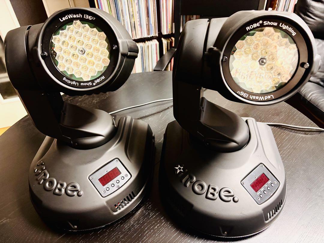 ムービングライト送無2台ROBEshow lighting ledwash136