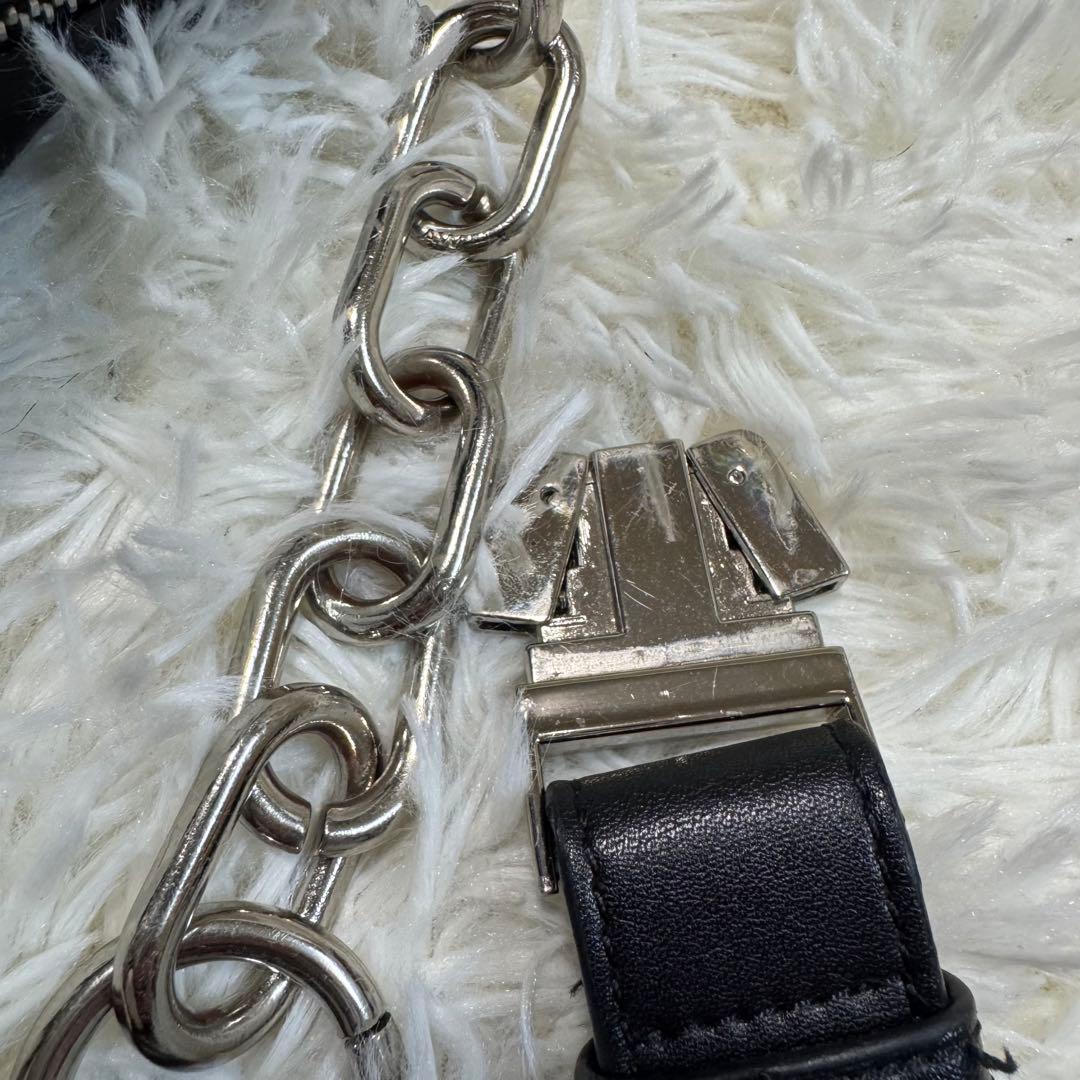 ALEXANDER WANG ボディバッグ レザー ブラック ALEXANDER WANG ボディバッグ レザー ブラック