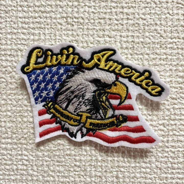 新品 LivinAmerica USA EAGLE 刺繍ロゴ オリジナルワッペン - メルカリ 新品 LivinAmerica USA EAGLE 刺繍ロゴ オリジナルワッペン - メルカリ