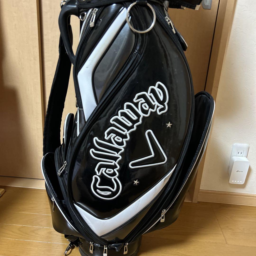 Callaway キャディバッグ ブラック/ホワイト Callaway キャディバッグ ブラック・ホワイト - メルカリ