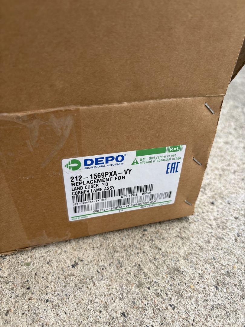 78プラド　オレンジコーナーレンズ　DEPO製