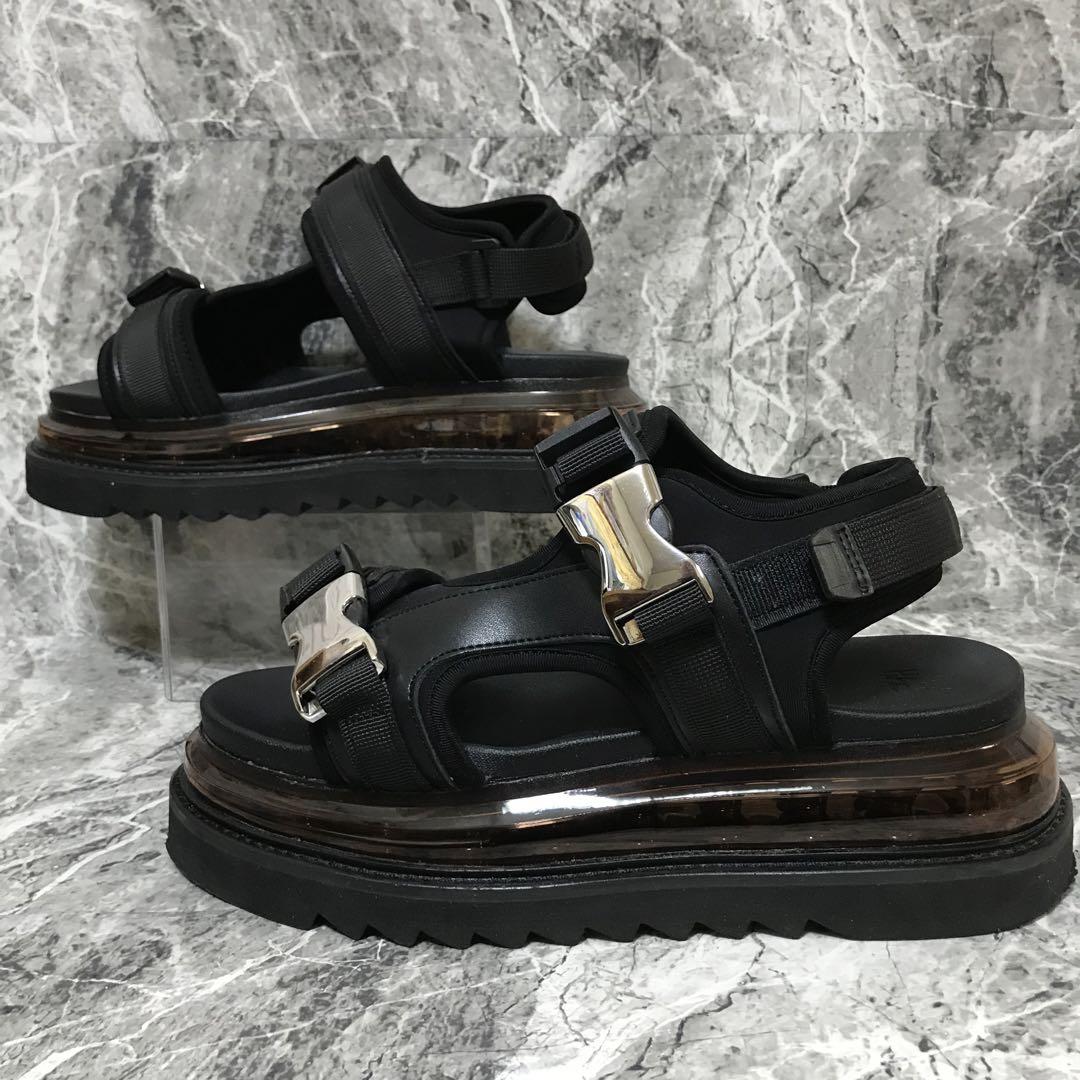 【完売品】美品✨HARE ベルト シャークサンダル Lサイズ ブラック