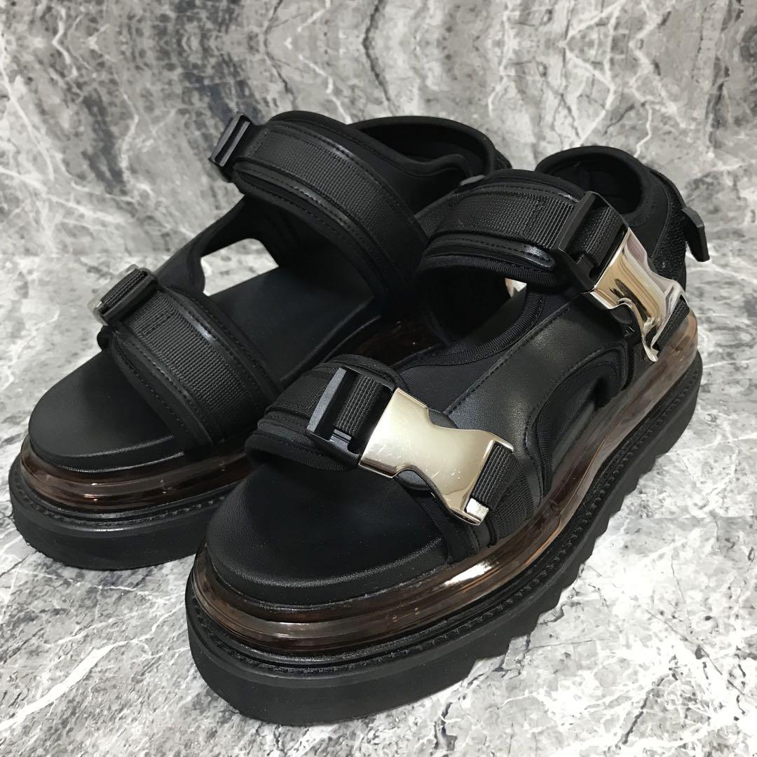 【完売品】美品✨HARE ベルト シャークサンダル Lサイズ ブラック
