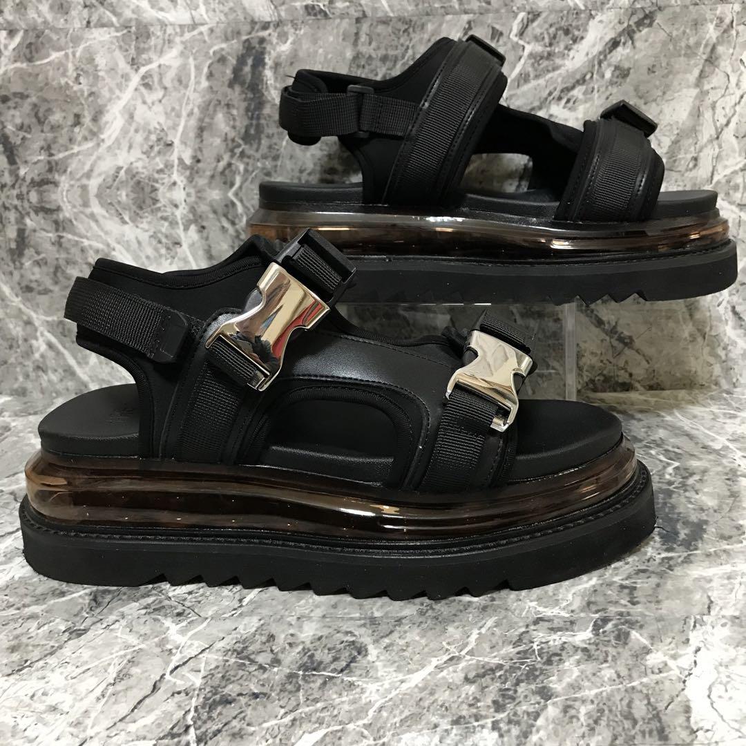 【完売品】美品✨HARE ベルト シャークサンダル Lサイズ ブラック