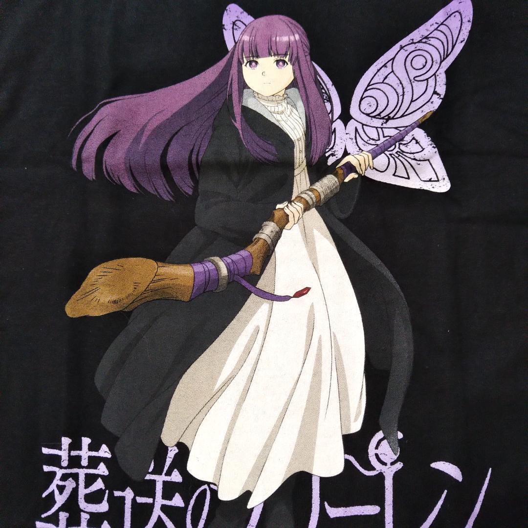 葬送のフリーレン Tシャツ XLサイズ 黒 アニメT 海外オフィシャル *
