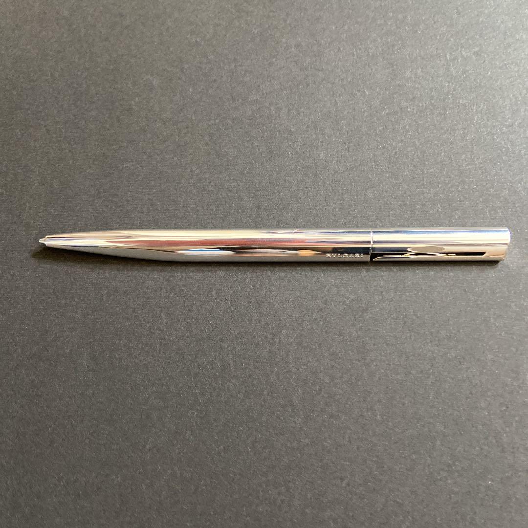 注目ショップ・ブランドのギフト BVLGARI 未使用品 シルバー ボールペン ブルガリ 筆記具