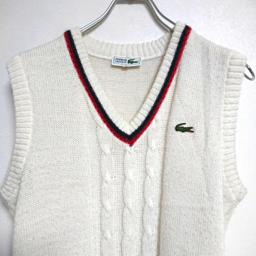 フランス製 シミーズ ラコステ 刺繍ロゴ フレラコ チルデン ニットベスト - メルカリ フランス製 シミーズ ラコステ 刺繍ロゴ フレラコ チルデン ニットベスト - メルカリ